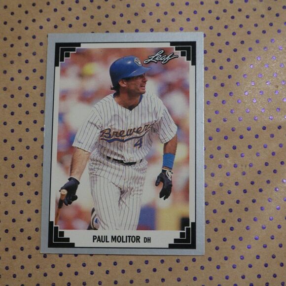 Paul Molitor #302 Baseball Card - Picture 1 of 2